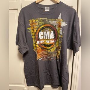 2009 Country Music Association Music Festival T Shirt XL
